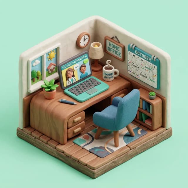 1099 PMHNP independent workspace