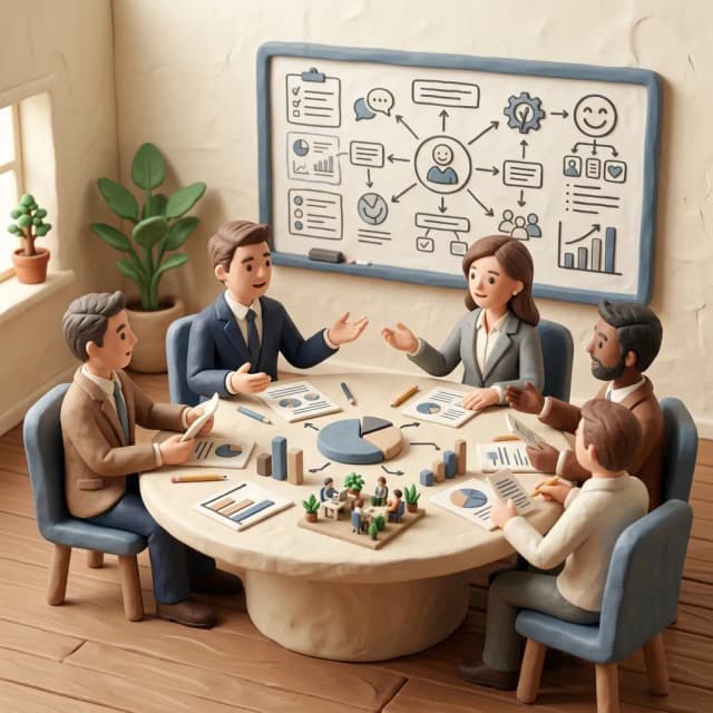 Strategic planning diorama