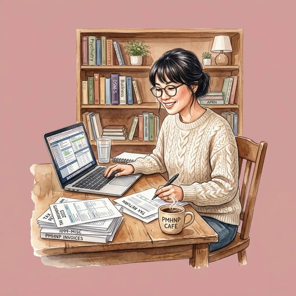 PMHNP independent contractor workspace